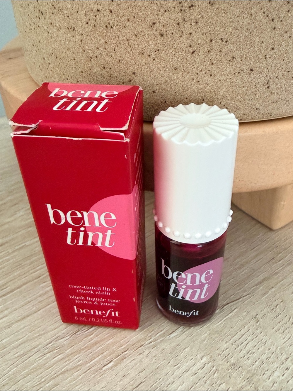 Benefit BeneTint Lip & Cheek Blush Stain in Rose